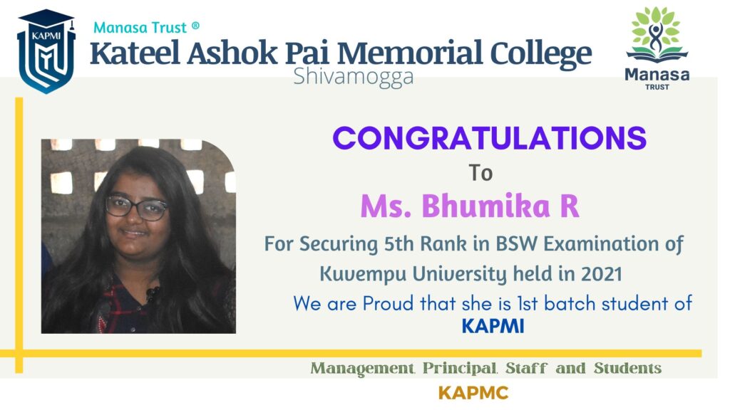 Kuvempu University -BSW  2021-22